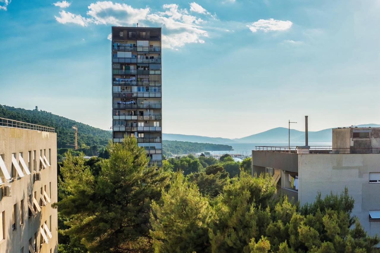 3-Bedroom Sea View Apartment - Balcony, Elevator - Spinut, Split Zewnętrze zdjęcie